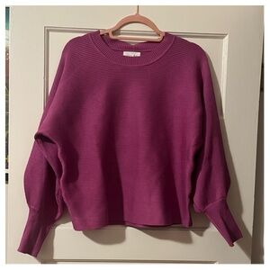 Pinque Delaney Ribbed Sweater in Radiant Orchid XL NWT (Stitch Fix)
